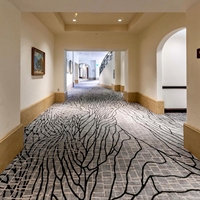 Axminster Teppichrolle 3,66m Breite Hochbelastbarer Bodenbelag für Hotel-Flure Aufzug-Lobby Korridor Läufer