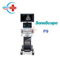 Sonoscape P9 imágenes de ultrasonido color doppler mejor máquina de ultrasonido portátil para la venta