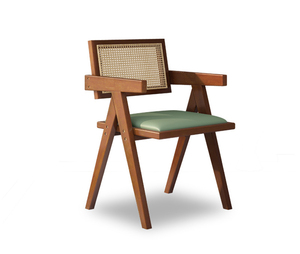 Chaise de salle à manger en bois de style industriel nordique - Écologique et durable - Meubles pour restaurant - Utilisation en extérieur - Product Image 1