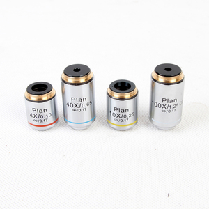 20.2mm RMS 나사산 인터페이스를 가진 생물학적 현미경 유리 소재용 195B 무채색 대물 렌즈 - Product Image 3