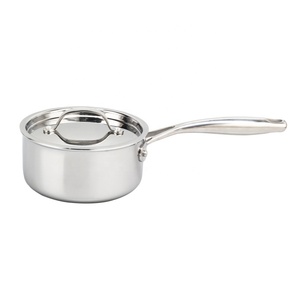 ชุดกระทะสแตนเลส2ชิ้นชุดกระทะซอสเยอรมันเทคโนโลยีกระทะ - Product Image 1