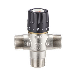 Accesorios para <span class=keywords><strong>radiador</strong></span> de calefacción de toallas, Caldera de 3 vías de agua de latón, mezcla termostática, válvula mezcladora de calefacción de suelo, - Product Image 1