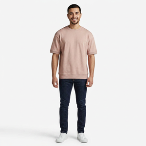 T-shirts surdimensionnés pour hommes de haute qualité, fabriqués sur mesure, service OEM, motif uni, vente en gros en ligne, fabricant, prix bas personnalisés - Product Image 1