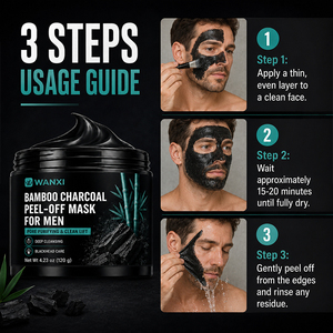 <span class=keywords><strong>Mascarilla</strong></span> Facial <span class=keywords><strong>Exfoliante</strong></span> para <span class=keywords><strong>Hombre</strong></span>, <span class=keywords><strong>Mascarilla</strong></span> para Eliminar Puntos Negros, <span class=keywords><strong>Mascarilla</strong></span> <span class=keywords><strong>Exfoliante</strong></span> Negra, Apta para Todo Tipo de Piel - Product Image 4