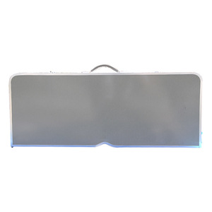 Mesa plegable de aleación de aluminio, rectangular, para 4 personas, portátil, para pícnic al aire libre, mesa para barbacoa, ligera, 9,5 kg, Jw-050 - Product Image 5