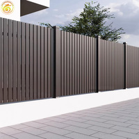 Paravent moderne en aluminium à lattes, clôture décorative personnalisable pour jardin et villa, disponible en plusieurs couleurs