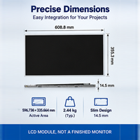 Écran LCD industriel 27 pouces 4K, panneau LCD BOE ME270QUM-N20, module LCD TFT pour terminaux intelligents OEM et systèmes d'affichage