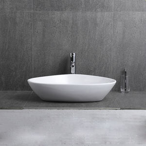 Triangle unique Céramique Art Face Basin Star Hotel bacia de banheiro Salle de bain Lavabo de table - Product Image 4