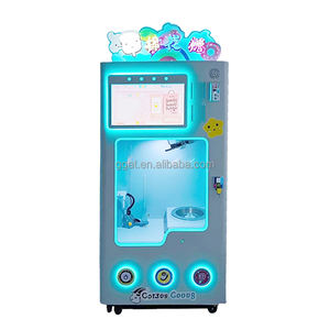 Macchina per zucchero filato automatico macchina per zucchero filo zucchero macchina per la consegna automatica di cotone <span class=keywords><strong>Robot</strong></span> con accettazione della fattura giochi a gettoni - Product Image 6