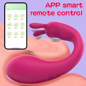 FairyKiss App Vibrator nirkabel untuk wanita Remote Control Bluetooth celana dalam bergetar telur klitoris G Spot Dildo pemijat mainan seks