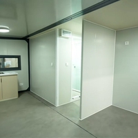 Maisons miniatures prêtes à être expédiées, OEM ODM, aménagement personnalisé, maison préfabriquée en conteneur extensible de 20 pieds, maisons modulaires pliables en conteneur, CE