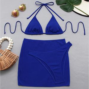 OUTPACE Nuevo Conjunto de Bikini Retro Triangular Push-Up de 2 Piezas con Estampado Paisley para Mujer, Talla Grande, Ropa de Playa - Product Image 3