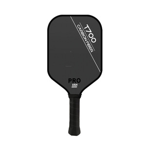 <span class=keywords><strong>Raquette</strong></span> de pickleball en fibre de carbone grain mat, fabrication directe d'usine, 16 mm, 42 cm, 215-230 g - Product Image 1