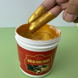 Sơn mạ Vàng Tự phun cho bề mặt kim loại sơn lá vàng gốc nước acrylic với Epoxy cho ứng dụng bàn chải - Product Image 2