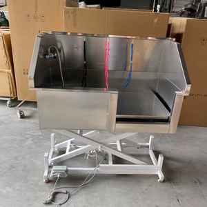 <span class=keywords><strong>Pet</strong></span> Clinic Supply Tier Edelstahl Electric Lift <span class=keywords><strong>Pet</strong></span> Bathing Pool - Product Image 5