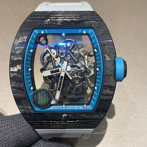 Reloj Mecánico para Hombre RM055 de Alta Calidad, Reloj Deportivo de Moda con Caja de Fibra de Carbono de Diseño de Lujo - Product Image 1