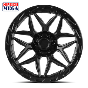 ล้อแม็กซ์สีดำด้านแบบเว้าลึก ลาย Y สไตล์ Geometric Mesh Beadlock สำหรับรถออฟโรด - Product Image 2