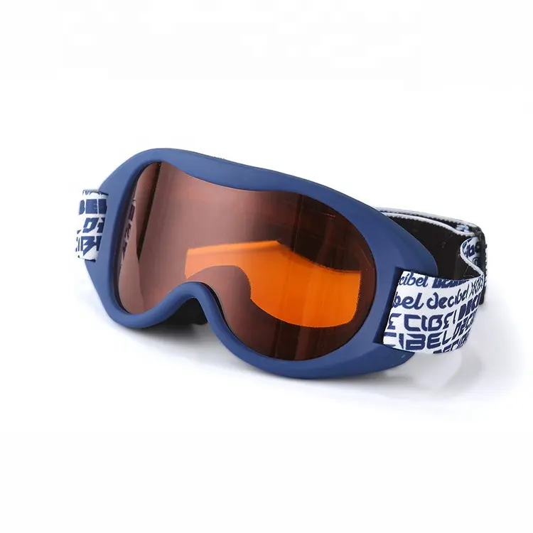 Big Discount Blue Frame Ski Goggles PC Lens Snowboard Goggles For Sport Sunglasses