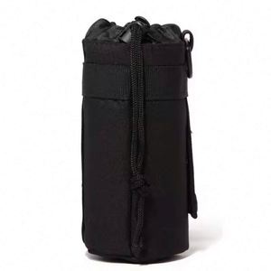 Échantillon gratuit : Porte-bouteille tactique en polyester 600D avec cordon de serrage, pochette à eau pour le sport, sac d'extérieur - Product Image 4
