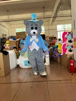 Costume de mascotte sur le thème de la Saint-Valentin, costume de mascotte de couple ours en peluche pour adultes