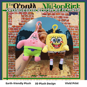 Cute Cartoon Baby Patrick Eco-friendly 3D <b>Plush</b> Pendant Claw Machine <b>Backpack</b> Decorative Keychain Digital Printing Model JM-215 - Product Image 2