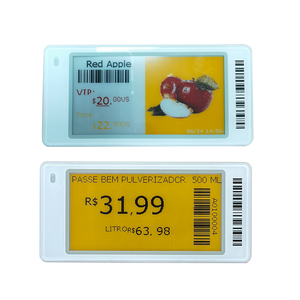 Étiquette de prix numérique Lumière LED Solution de vente au détail intelligente Ble 5.0 2.6 pouces E-Ink Epaper Esl Étiquette d'étagère électronique 2.4Ghz avec logiciel - Product Image 1