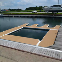 Plate-forme de jet ski personnalisée Drop Stitch, quai gonflable flottant avec EVA pour divertissement en mer et en lac