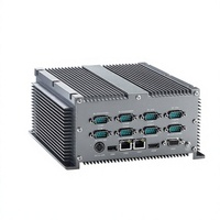 PC industriel sans ventilateur BOX PC Intel D525/N455 2LAN 10COM large plage de température CE RoHS IPC pour l'automatisation à l'extrémité