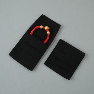 Pochettes à bijoux en microfibre de luxe avec logo personnalisé, petit emballage de voyage de luxe pour colliers, bagues et autres bijoux, sacs cadeaux de qualité - Product Image 3