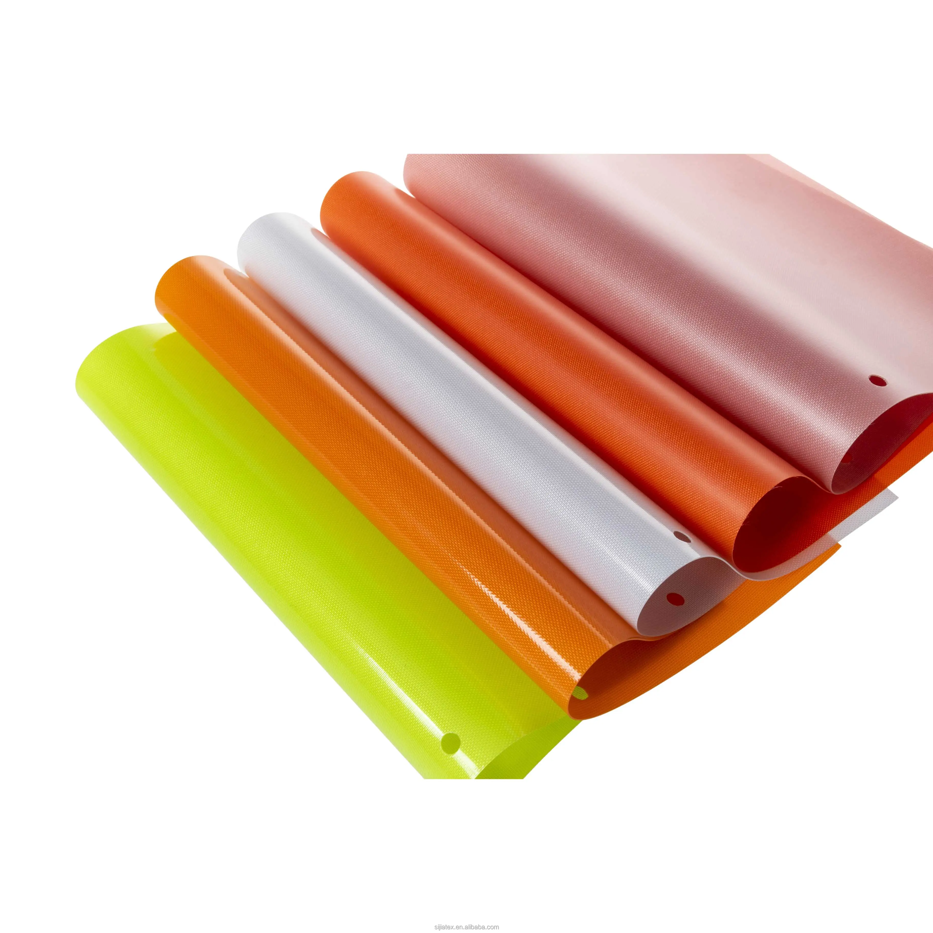 Sijiatex Polyester Eco-friendly Tarpaulin Fabric Waterproof Tarps PVC Tarpaulins Roll PVC Vinyl Coated Tarpaulin