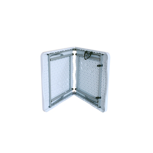 <span class=keywords><strong>Table</strong></span> en plastique HDPE ZL-Z122SJ-N bon marché en gros <span class=keywords><strong>Table</strong></span> pliante blanche <span class=keywords><strong>de</strong></span> 4 pieds à hauteur <span class=keywords><strong>réglable</strong></span> pour événement - Product Image 3