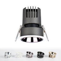 Protection des yeux moderne intégrée en aluminium de haute qualité 5w 10w 15w projecteur Led de forme ronde