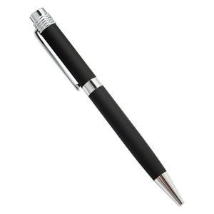 High Quality Black Metal Twist Ballpoint <b>Pen</b> with Custom Logo Promotional Gift Printed for Business Office and Signature Writing - Product Image 1