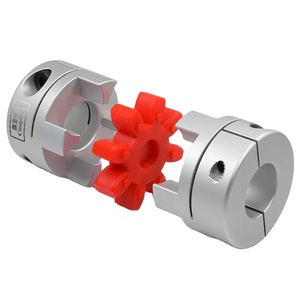 Anpassbare kosten günstige elastische Elastomer-Pflaumen kupplung Präzisions-Spider-Jaw-Zahnrad klemm welle Gummi kupplung OEM-Unterstützung - Product Image 1