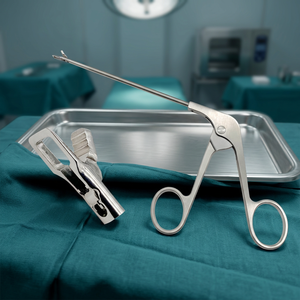 Pince à pansements manuelle en acier inoxydable QSWTITAN pour ménisque, forceps artroscopique, pansements à panier, instrument vétérinaire, classe II, certifié CE - Product Image 3