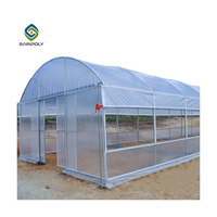 Serres agricoles à structure simple, fabricants de produits en plastique pour serres, serres tunnel en film, serres hydroponiques, serres