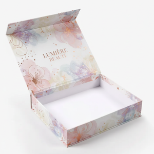 Caja para alimentos de panadería para retail Caja de embalaje robusta de tapa abatible con tapa de inserción y fondo plano - Product Image 1