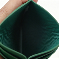 Portefeuille porte-cartes fin et cousu avec plusieurs emplacements pour cartes, pochette portable pour le rangement quotidien des cartes bancaires
