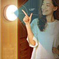 TAIKOO chine sous-meuble Led capteur lumières Rechargeable placard Kit d'éclairage Luz Led capteur De mouvement avec câble Usb