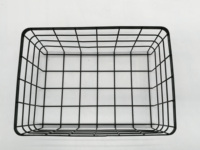 Groothandel Vierkante Vorm Op Maat Gemaakte Mandjes IJzerdraad Metalen Opbergmand voor Thuis Woonkamer Goedkoop Populair
