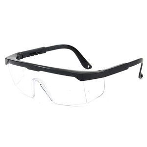 Safety Goggles Pc Lens Uv400 Protection Outdoor Sports Cycling Dust Proof <b>Large</b> <b>Frame</b> Clear Transparent - Product Image 2