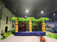 Offre Spéciale petit Crocodile gonflable videur château jeu pour enfants gonflable maison fête saut rebondissant et toboggan Combo extérieur