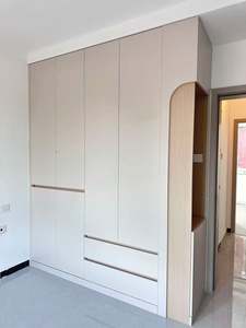 Multi-functional Wood Furniture Cabinet Bedroom Living Room Storage <b>Wardrobe</b> Cabinet with Drawer - Product Image 5