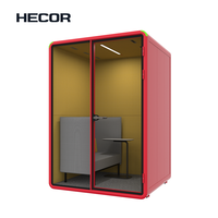 Cabine téléphonique de bureau portable insonorisée pour webcasting en direct et studio de musique vocale