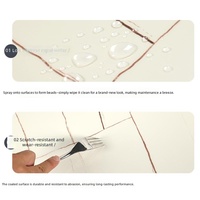 Autocollants muraux modernes en fibre de polyester pour hôtels, motifs floraux/à carreaux, auto-adhésifs, imperméables et résistants à l'humidité, pour carrelage mural - Vente en gros Dado Panel
