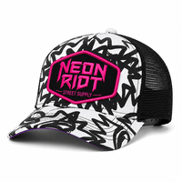 Casquettes Originales 100% 5 Panneaux avec Logo Brodé 3D, Visière Large, Doublure en Satin, Strass, Casquette de Baseball Y2K, Casquette Trucker Brodée Personnalisée