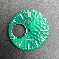 Nuovo Quadrante Scheletrato NH38 da 28,5 mm Verde Luminoso per Modifiche Orologi Meccanici