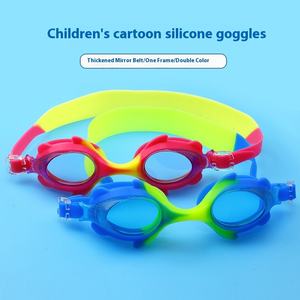 कारखाने थोक HD एंटी-फॉग सिलिकॉन स्विमिंग गॉगल पुरुषों की महिलाओं और बच्चों के लिए सुंदर कार्टून मछली डिजाइन - Product Image 3
