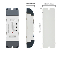 Contrôleur de porte de garage intelligent WiFi Ewelink F0804 - Module relais 2 canaux 85-250V sans USB avec commande vocale Alexa et télécommande 433 MHz sans RF