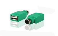 Kualitas Tinggi PS2 Ke USB Male untuk Perempuan Adaptor untuk Keyboard dan Mouse